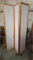 Trifold Room Divider Screen