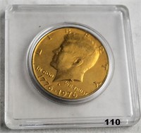 1776-1976D Kennedy Half Dollar, Gold Edition.