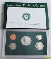 1996 U. S. Mint Proof Set