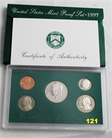 1997 U. S. Mint Proof Set