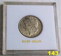 1882O Morgan Dollar In DeLuxe Case