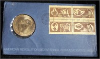 1972 Amer/Revol Bicentennial First Day Coin & Meda