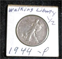 1944P Walking Liberty Half