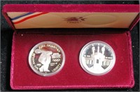 1984 Silver Dollars Boxed Los Angeles Olympic Game