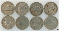 1940 and 1941 Wartime Nickels