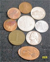 Misc Coins Qty 9