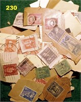 Large Collection Used Stamps 1950's
