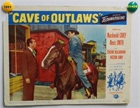 Movie Lobby Card Cave of Outlaws
