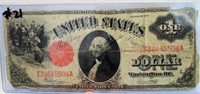 1917 LEGAL TENDER $1 ONE DOLLAR LARGE NOTE