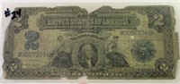 1899 $2 TWO DOLLAR SILVER CERTIFICATE