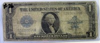 1923 $1 ONE DOLLAR LARGE NOTE SILVER CERTIFICATE