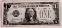 1928 $1 SILVER CERTIFICATE FUNNY BACK