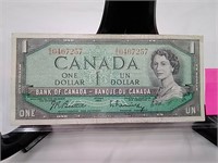1954 One Dollar Canada UNC