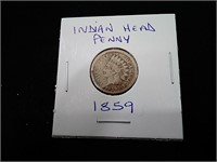 Indian Head Penny - USA "1859"