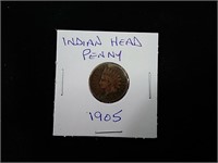 Indian Head Penny - USA "1905"
