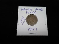 Indian Head Penny - USA "1897"