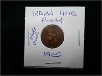 Indian Head Penny - USA "1905"