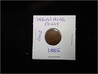 Indian Head Penny - USA "1885"