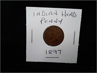 Indian Head Penny - USA "1897"