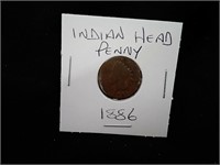 Indian Head Penny - USA "1886"