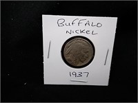 1937 Buffalo Nickel - USA