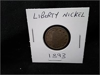 1893 Liberty Nickel - USA