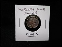 1944 S Mercury Dime - USA "Silver"
