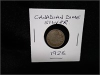 1928 Canadian Dime "Silver"