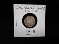 1918 Canadian Dime "Silver"