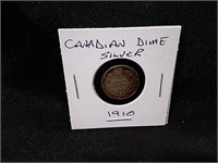 1910 Canadian Dime "Silver"