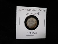 1920 Canadian Dime "Silver"