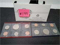 1988 United States Mint Uncirculated Coin Set P &