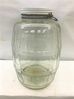 Glass Jar 13-1/2"x9"