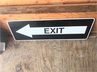 Exit Sign 12"x36"