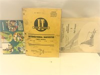 Lot of 3 International Harvester Manuals