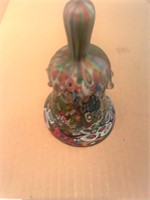 Millefiori Glass Bell 4-1/2"