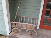 EARLY PRIMITIVE GOAT CART