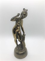 Nude With Dog 9" Tall