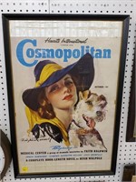 Cosmopolitan Poster in Frame