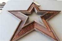 Fantastic wood star