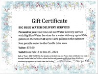Big Blue Water - Water Delivery