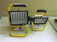 A Pair of Portable Work Lights