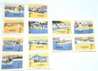 VERY RARE EVINRUDE OUTBOARD POSTAGE STAMPS !-UP-L