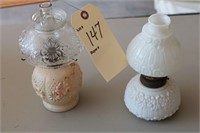 Antique Small hurricane lamps