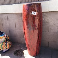 Rust Color Outdoor Vase / Planter