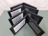 4- Leather 5x7 Bi-fold Picture Frames