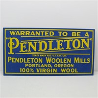 Pendleton Mills Portland, Oregon Display Sign