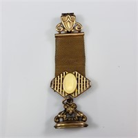 Mesh Ribbon Watch Fob with Clip