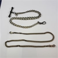 (2) Pocket Watch Chains