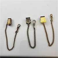 (3) Clips with Chain